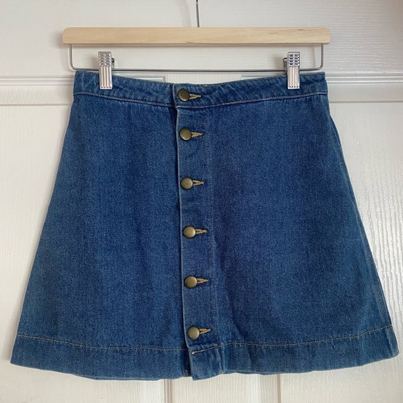 American Apparel Demin Skirt - Picture 3 of 3
